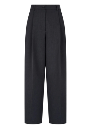 TOMBOY pintuck-detail wide-leg trousers - Grey