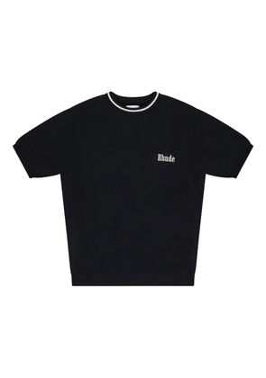 RHUDE logo-detail T-shirt - Black