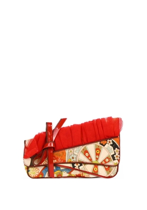 Christian Dior Pre-Owned 2001 embroidered saddle clutch