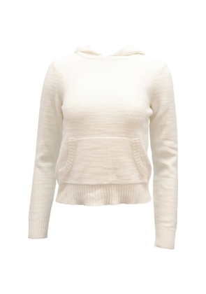 alice + olivia knitted ribbed hoodie - Neutrals