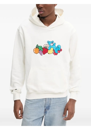 INBETWEENERS fruit embroidery hoodie - White
