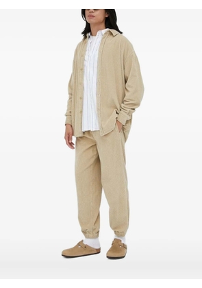 American Vintage Padow corduroy button-fastening shirt - Neutrals