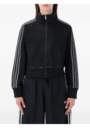 adidas zip-fastening sweatshirt - Black