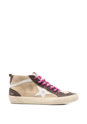 Golden Goose star lace-up sneakers - Neutrals