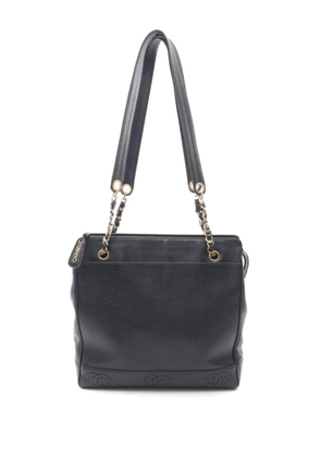 CHANEL Pre-Owned caviar-leather chain shoulder bag - Black