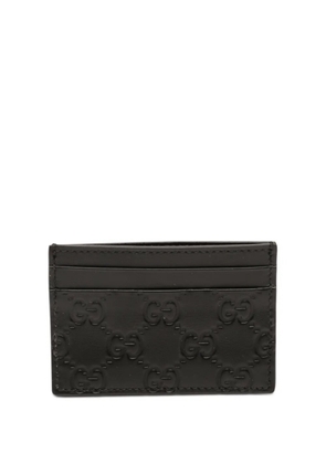 Gucci Pre-Owned 2000-2015 Guccissima card holder - Black