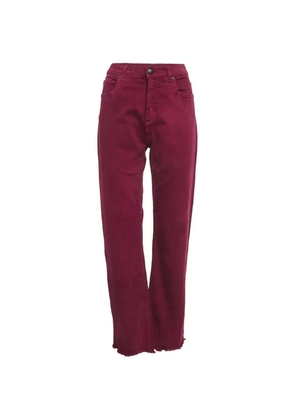 Etro Pre-Owned floral-print jeans - Red