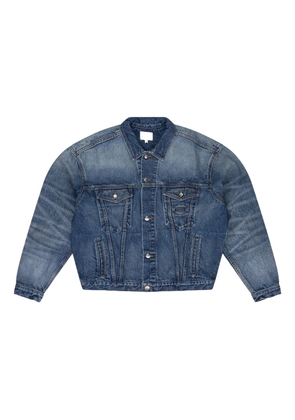 RHUDE button-fastening denim jacket - Blue