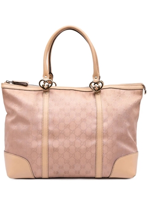 Gucci Pre-Owned 2016-2025 GG Metallic Canvas Lovely tote bag - Pink