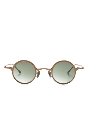 Rigards RG1199CU round-frame sunglasses - Gold