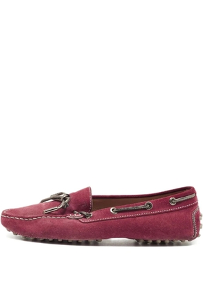Tod's Vintage Gommino suede loafers - Pink