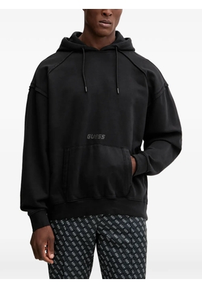 GUESS USA Lasi logo-print hoodie - Black