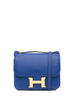 Hermès Pre-Owned 2017 Mini Swift Constance 18 crossbody bag - Blue