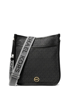 Michael Kors Large Luisa logo-plaque cross-body bag - Black