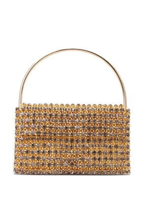 Vanina Nuances crystal-embellished clutch bag - Brown