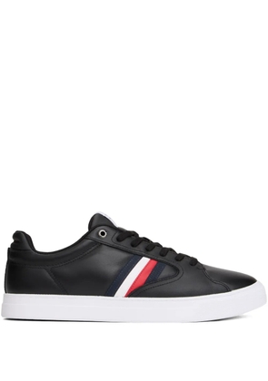 Tommy Hilfiger striped-detail sneakers - Black