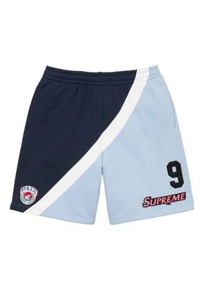 Supreme Equipe colour-block track shorts - Blue