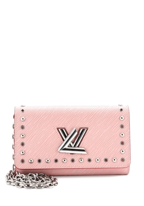 Louis Vuitton Pre-Owned Twist Chain Wallet Studded Epi Leather clutch bag - Pink