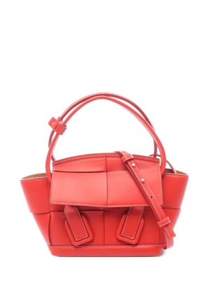 Bottega Veneta Pre-Owned Arco calf leather handbag - Red