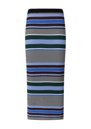 PINKO striped knitted skirt - Grey