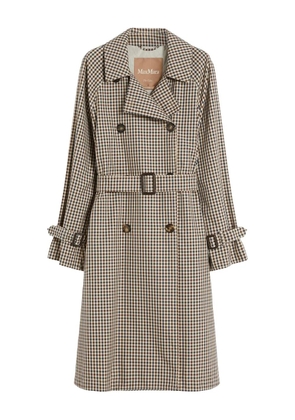 Max Mara button-fastening belted coat - Neutrals