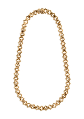 Emanuele Bicocchi Sharp logo chain necklace - Gold