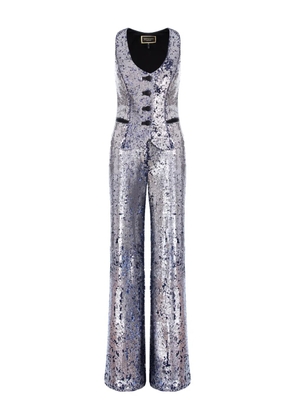 MITILIANE COUTURE sequin-button gilet - Silver