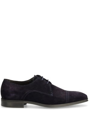 BOSS suede derby shoes - Blue