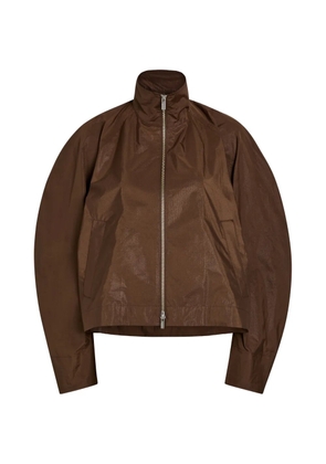Issey Miyake zip-fastening jacket - Brown