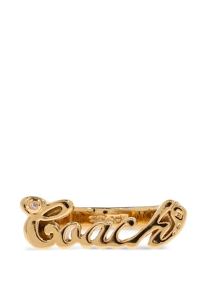 Coach logo ring - Gold