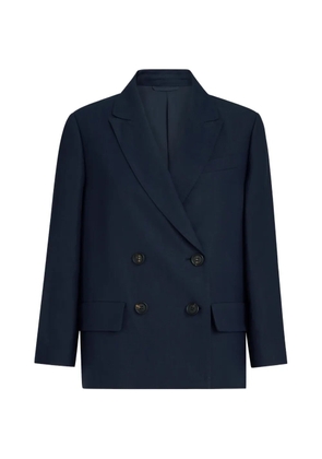 Brunello Cucinelli double-breasted monili blazer - Blue