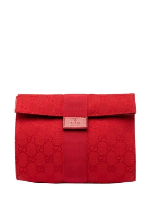 Gucci Pre-Owned 2000-2010 GG Canvas clutch bag - Red