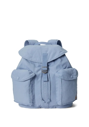 Polo Ralph Lauren Flap-top canvas backpack - Blue