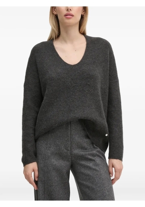 Mos Mosh Thora V-neck sweater - Grey