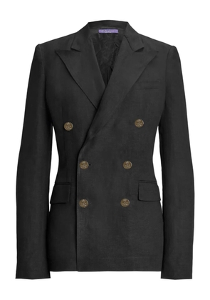 Ralph Lauren Collection double-breasted linen blazer - Black
