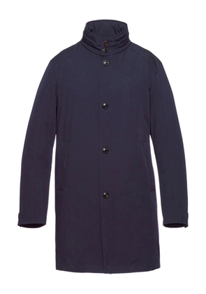 Norwegian Wool Long Traveler coat - Blue