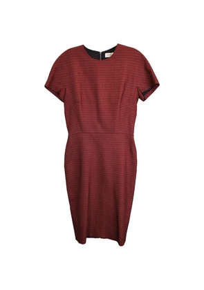 Victoria Beckham jacquard midi dress - Red