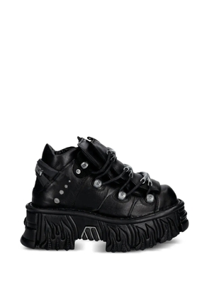 NEW ROCK lace-up platform sneakers - Black