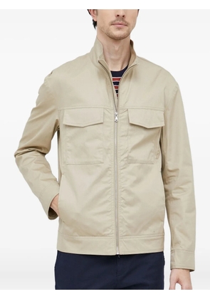 Sisley flap-pocket jacket - Neutrals