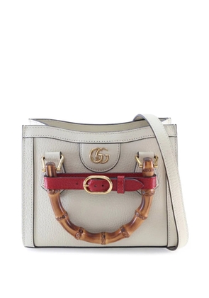 Gucci Pre-Owned 2016-2025 Small Calfskin Bamboo Diana Tote satchel - White