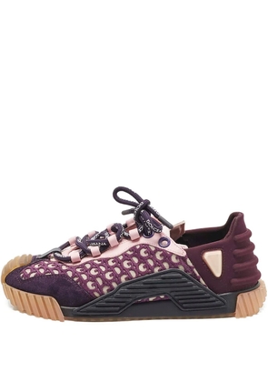 Dolce & Gabbana Pre-Owned Ns1 lace-up sneakers - Purple