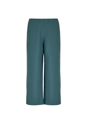 Eileen Fisher elasticated-waistband palazzo pants - Blue