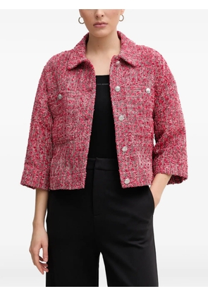 Mos Mosh button weave jacket - Red