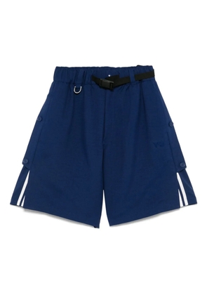 Y-3 Uniform 3-Stripes shorts - Blue