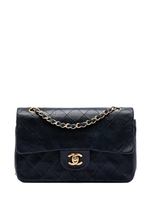 CHANEL Pre-Owned 1989-1991 Small Classic Lambskin Double Flap shoulder bag - Black