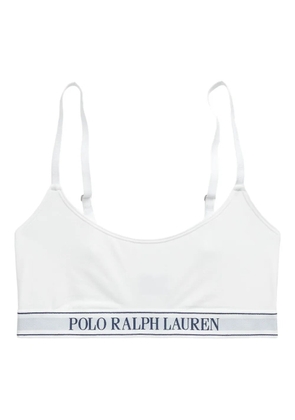 Polo Ralph Lauren Repeat-Logo bralette - White