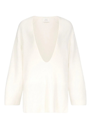 LouLou de Saison Gabe ribbed U neck sweater - Neutrals