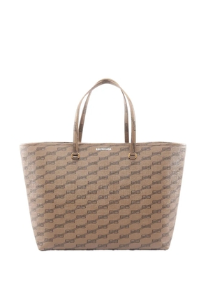 Balenciaga Pre-Owned 2010-2026 Coated Canvas BB Monogram tote bag - Grey