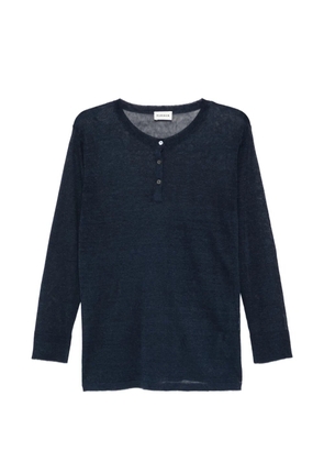 P.A.R.O.S.H. buttoned long-sleeved top - Blue