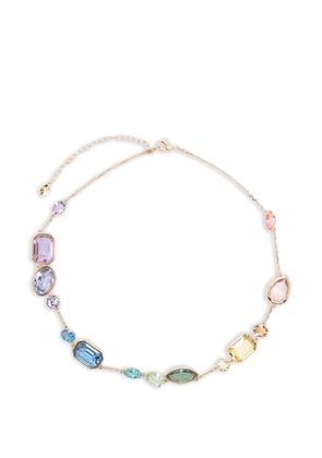 Swarovski mixed-cuts necklace - Gold